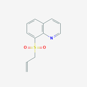 molecular formula C12H11NO2S B1201873 8-丙-2-烯基磺酰基喹啉 