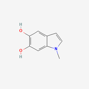 molecular formula C9H9NO2 B1201878 1-Methyl-1H-indole-5,6-diol CAS No. 4821-00-5
