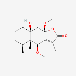 molecular formula C17H26O5 B1201879 Farformolide B CAS No. 69618-93-5