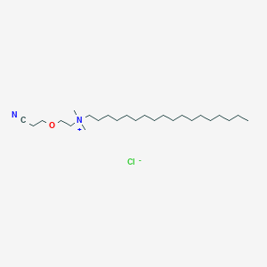 N-(2-(2-Cyanoethoxy)ethyl)-N,N-dimethyl-1-octadecanaminium chloride