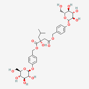 molecular formula C34H46O17 B1201898 Militarine CAS No. 58139-23-4