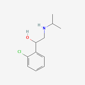 molecular formula C11H16ClNO B1201906 Clorprenaline CAS No. 3811-25-4