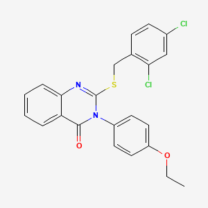 2-((2,4-dichlorobenzyl)thio)-3-(4-ethoxyphenyl)quinazolin-4(3H)-one