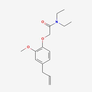 molecular formula C16H23NO3 B1201910 Acetamidoeugenol CAS No. 305-13-5