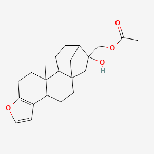 molecular formula C22H30O4 B1201918 Cafestol acetate CAS No. 81760-48-7