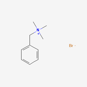 molecular formula C10H16BrN B1201924 Benzyltrimethylammonium bromide CAS No. 5350-41-4