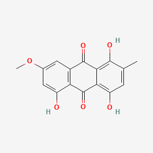 molecular formula C16H12O6 B1201937 Erythroglaucin CAS No. 476-57-3
