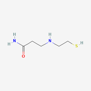 molecular formula C5H12N2OS B1201942 3-(2-Sulfanylethylamino)propanamide CAS No. 29488-63-9
