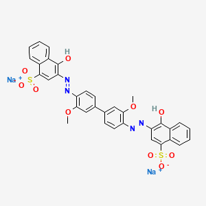 molecular formula C34H24N4Na2O10S2 B1201944 C.I. 直接蓝 8 CAS No. 2429-71-2