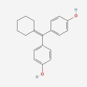 molecular formula C19H20O2 B1201950 Cyclofenil diphenol CAS No. 5189-40-2