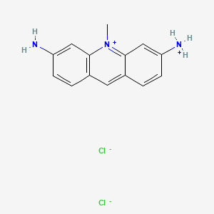 molecular formula C14H15Cl2N3 B1201951 Trypaflavine hydrochloride CAS No. 6034-59-9
