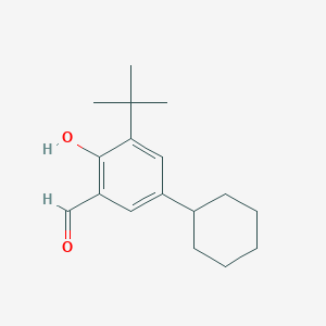 3-Tert-butyl-5-cyclohexyl-2-hydroxybenzaldehyde