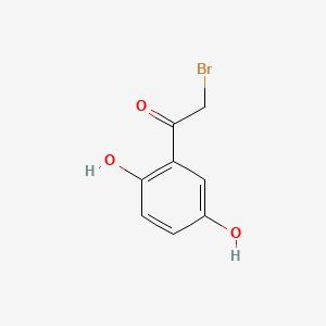 molecular formula C8H7BrO3 B1201981 2-溴-1-(2,5-二羟基苯基)乙酮 CAS No. 25015-91-2