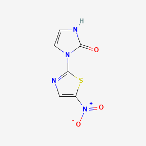 B1201984 4,5-Dehydroniridazole CAS No. 72589-89-0