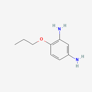 molecular formula C9H14N2O B1201986 2,4-Diaminopropoxybenzene CAS No. 37878-54-9