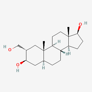 molecular formula C20H34O3 B1201994 2α-(羟甲基)-5α-雄甾烷-3β,17β-二醇 CAS No. 6951-56-0