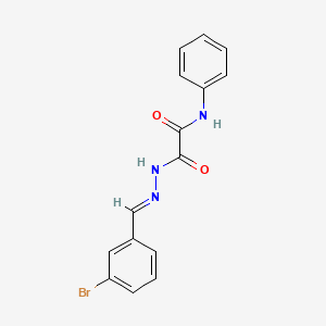 2-(2-(3-Bromobenzylidene)hydrazino)-2-oxo-N-phenylacetamide