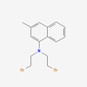 molecular formula C15H17Br2N B1202024 N,N-Bis(2-bromoethyl)-3-methyl-1-naphthalenamine CAS No. 70974-82-2