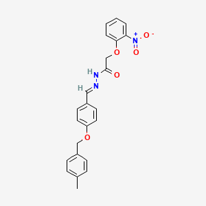 N'-(4-((4-Methylbenzyl)oxy)benzylidene)-2-(2-nitrophenoxy)acetohydrazide