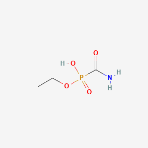 molecular formula C3H8NO4P B1202035 Fosamine CAS No. 59682-52-9