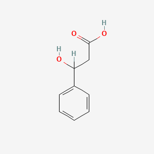 molecular formula C9H10O3 B1202041 3-Hydroxy-3-phenylpropanoic acid CAS No. 3480-87-3