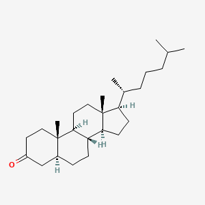 molecular formula C27H46O B1202042 5α-胆甾-3-酮 CAS No. 566-88-1