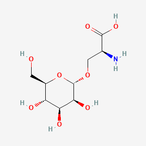 B1202045 O-Mannopyranosylserine CAS No. 78609-14-0