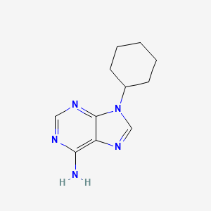 molecular formula C11H15N5 B1202056 9-Cyclohexyladenine CAS No. 4235-94-3