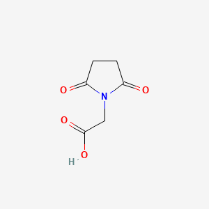 B1202058 2-(2,5-Dioxopyrrolidin-1-yl)acetic acid CAS No. 5626-41-5
