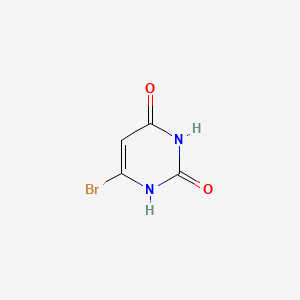 molecular formula C4H3BrN2O2 B1202062 6-溴尿嘧啶 CAS No. 4269-93-6