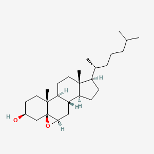 molecular formula C27H46O2 B1202066 胆固醇β-环氧化物 CAS No. 4025-59-6
