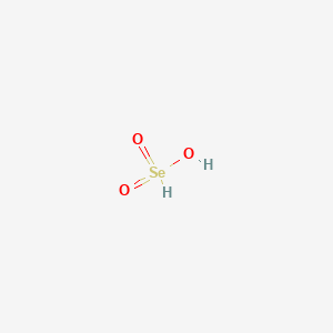 molecular formula H2O3Se B1202071 硒酸 