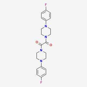 1,2-bis[4-(4-fluorophenyl)piperazin-1-yl]ethane-1,2-dione