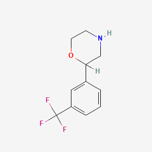 molecular formula C11H12F3NO B1202076 氟美卡多 CAS No. 30914-89-7