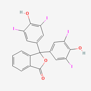 molecular formula C20H10I4O4 B1202078 Iodophthalein CAS No. 386-17-4