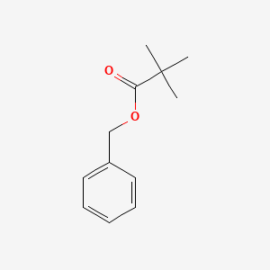 molecular formula C12H16O2 B1202087 丙酸，2,2-二甲基-，苯甲酯 CAS No. 2094-69-1