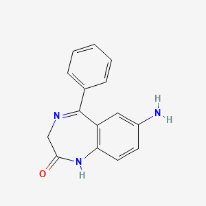 molecular formula C15H13N3O B1202089 7-氨基硝西泮 CAS No. 4928-02-3