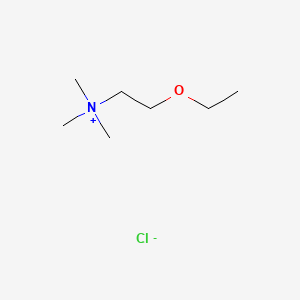B1202091 Choline, ethyl ether, hydrochloride CAS No. 6343-89-1