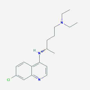 molecular formula C18H26ClN3 B1202096 (S)-chloroquine CAS No. 58175-86-3