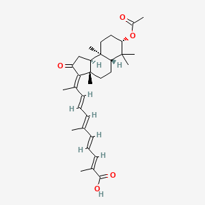 molecular formula C32H44O5 B1202097 星形素 H 