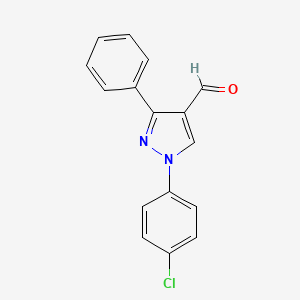 1-(4-Chlorophenyl)-3-phenyl-1H-pyrazole-4-carbaldehyde