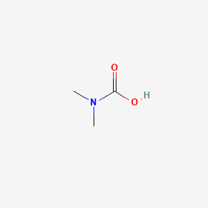 molecular formula C3H7NO2 B1202106 二甲基氨基甲酸 CAS No. 7260-94-8