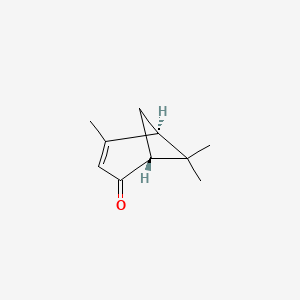 molecular formula C10H14O B1202108 马鞭草酮 CAS No. 80-57-9