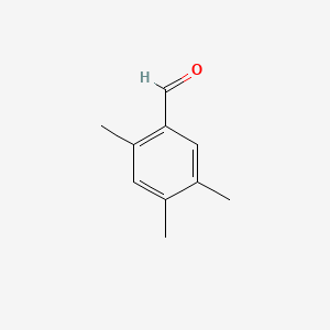 molecular formula C10H12O B1202114 2,4,5-三甲基苯甲醛 CAS No. 5779-72-6