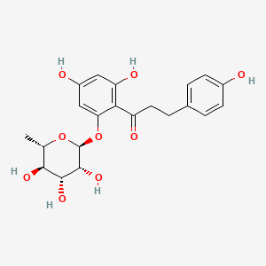molecular formula C21H24O9 B1202128 Glycyphyllin CAS No. 19253-17-9