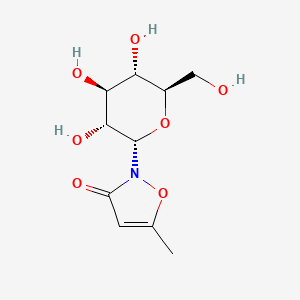 molecular formula C10H15NO7 B1202130 Hymexazol N-葡萄糖苷 