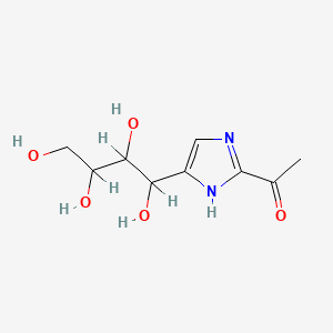 1-[5-(1,2,3,4-tetrahydroxybutyl)-1H-imidazol-2-yl]ethanone