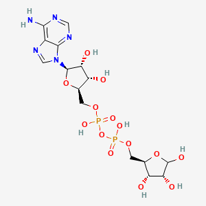 molecular formula C15H23N5O14P2 B1202179 ADP-D-核糖 