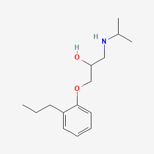 molecular formula C15H25NO2 B1202188 Dihydroalprenolol CAS No. 60106-89-0