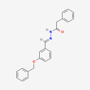 N'-{(E)-[3-(benzyloxy)phenyl]methylidene}-2-phenylacetohydrazide